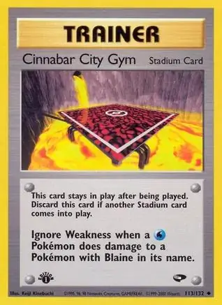 Cinnabar City Gym 113 Normal