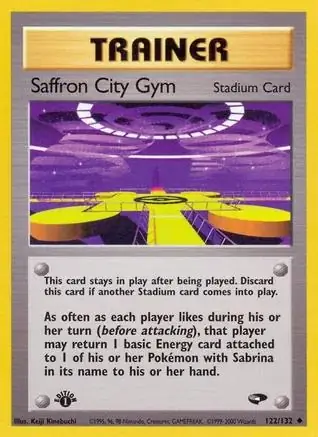 Saffron City Gym 122 Normal