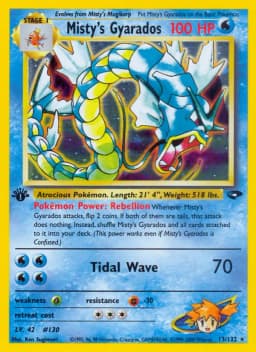 Misty's Gyarados Holo