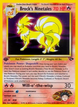 Brock's Ninetales Holo