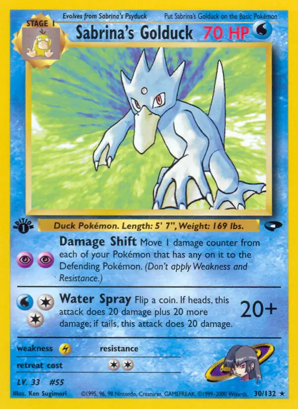 Sabrina's Golduck 30 Normal