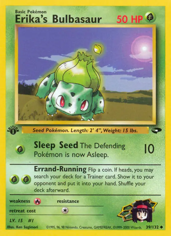 Erika's Bulbasaur 39 Normal