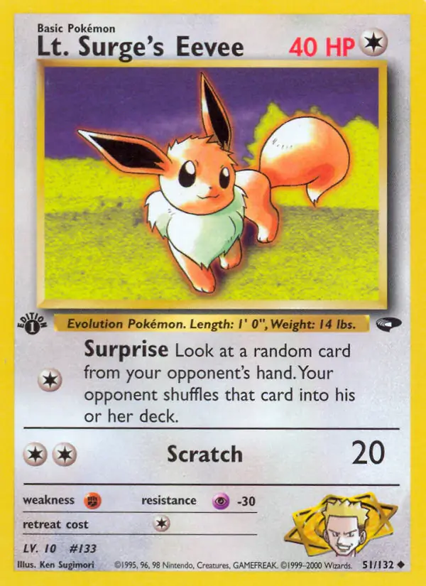 Lt. Surge's Eevee 51 Normal