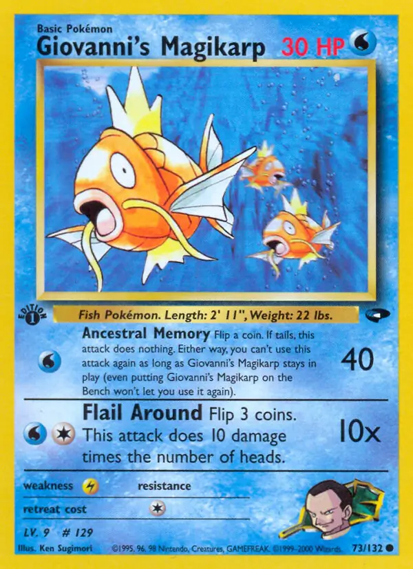 Giovanni's Magikarp 73 Normal