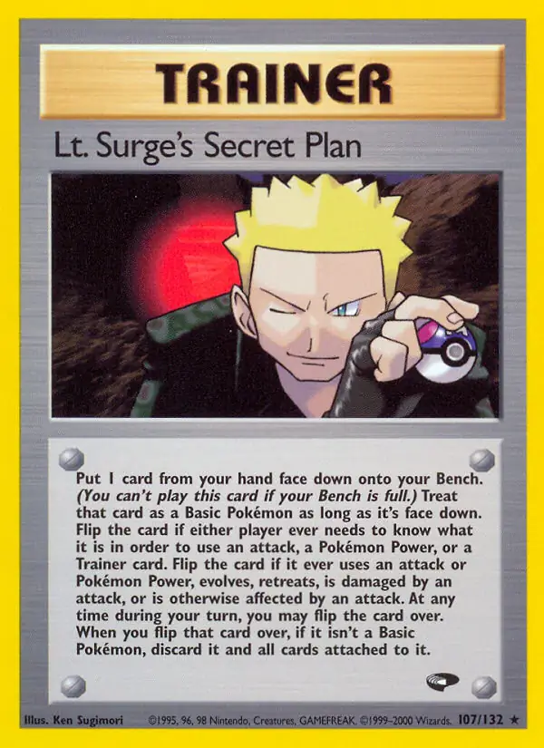 Lt. Surge's Secret Plan 107