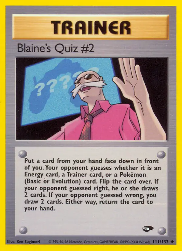 Blaine's Quiz #2 111 Normal