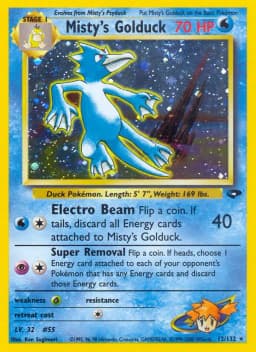 Misty's Golduck Holo