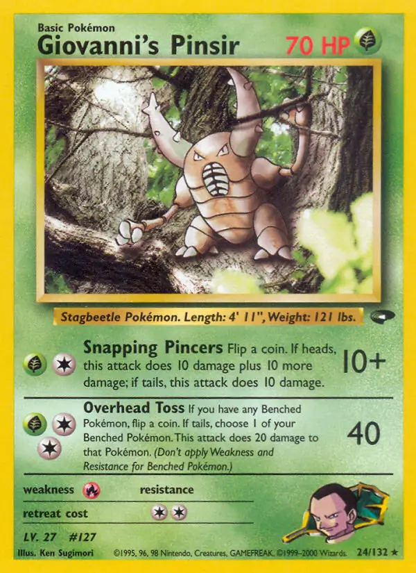 Giovanni's Pinsir 24