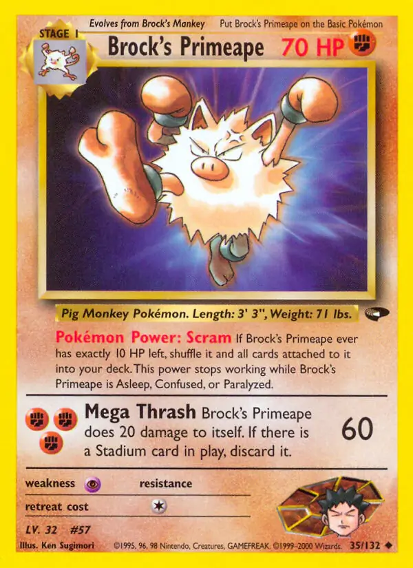 Brock's Primeape 35 Normal