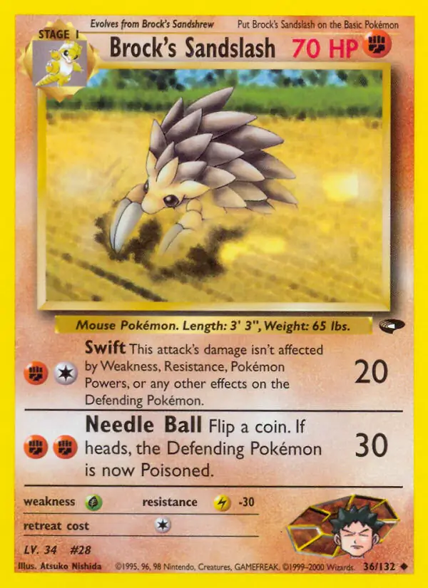 Brock's Sandslash 36 Normal