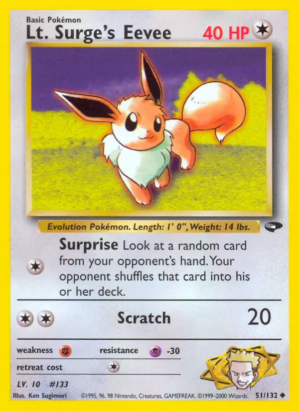 Lt. Surge's Eevee 51 Normal