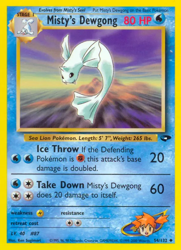 Misty's Dewgong 54 Normal