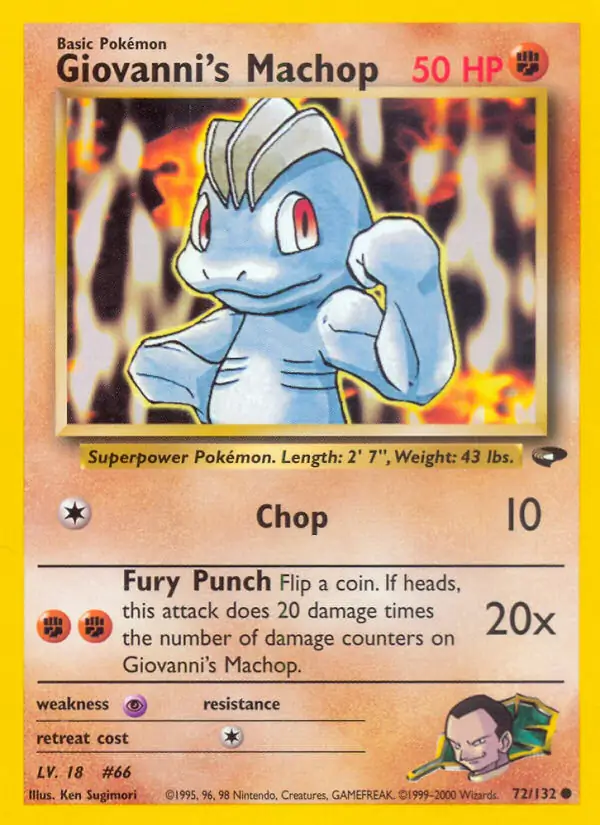 Giovanni's Machop 72 Normal