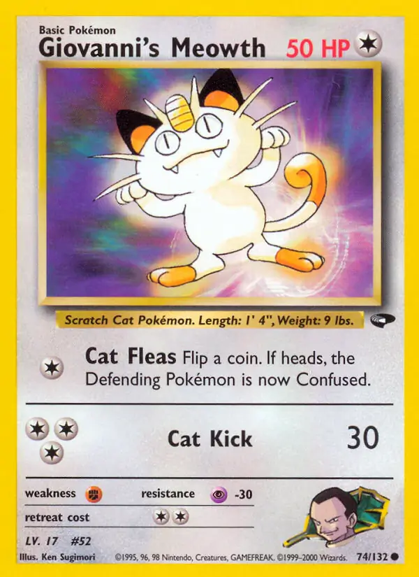 Giovanni's Meowth 74 Normal