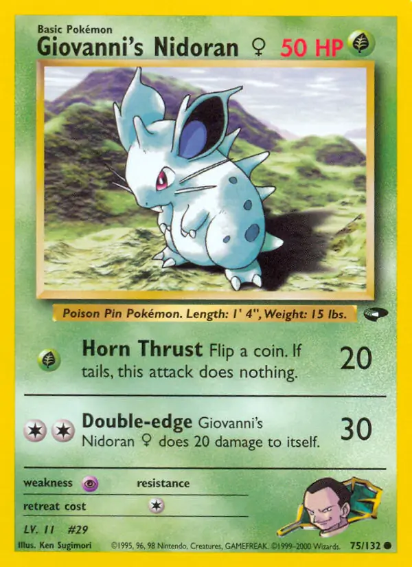 Giovanni's Nidoran F 75 Normal