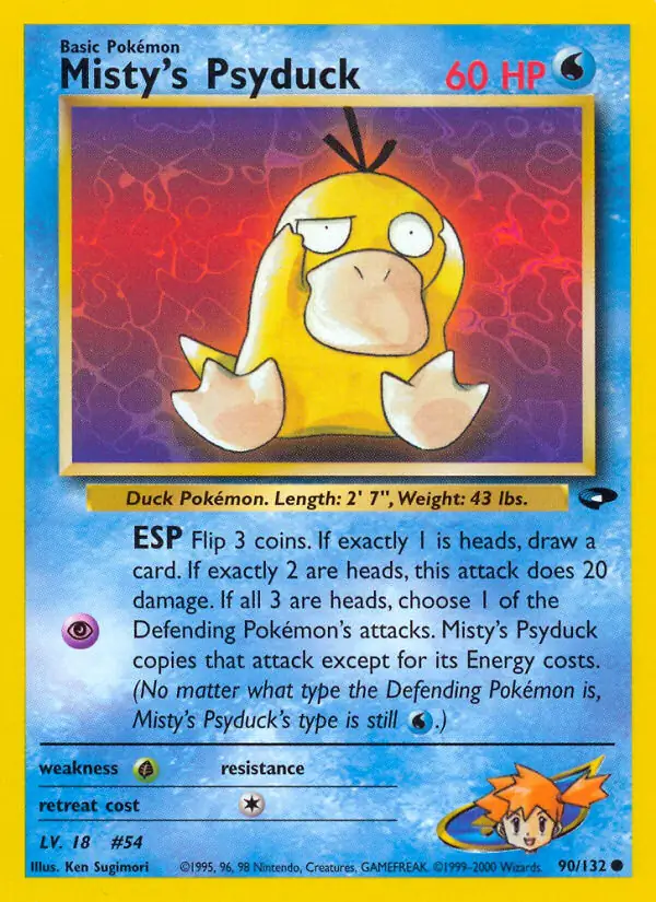 Misty's Psyduck 90 Normal