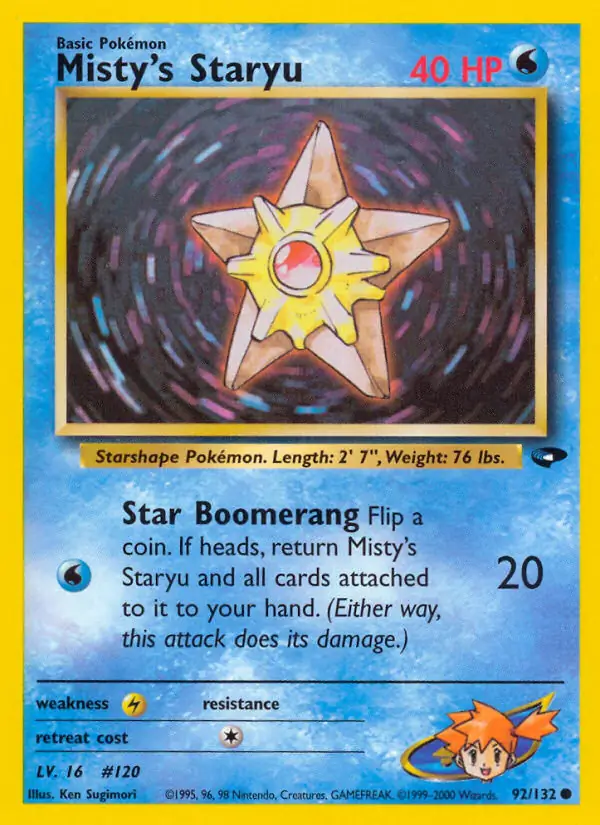 Misty's Staryu 92 Normal