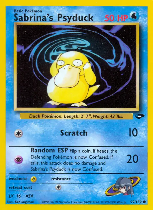 Sabrina's Psyduck 99 Normal