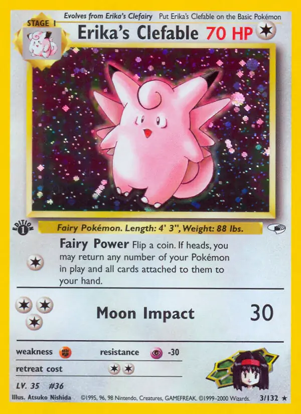 Erika's Clefable Holo 3