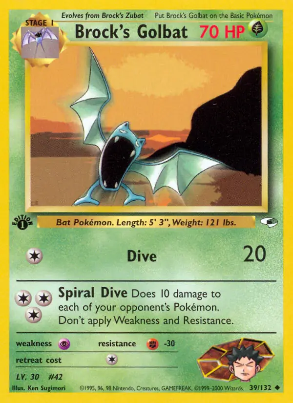 Brock's Golbat 39