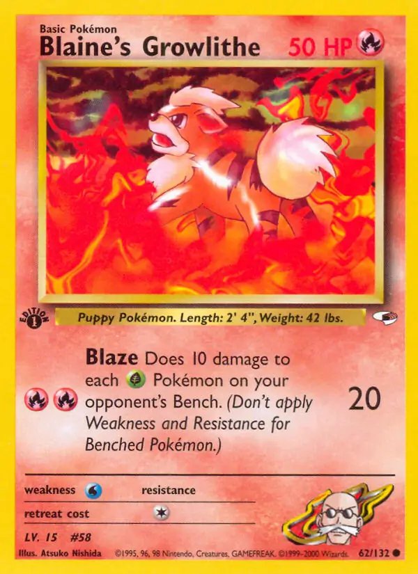 Blaine's Growlithe 62