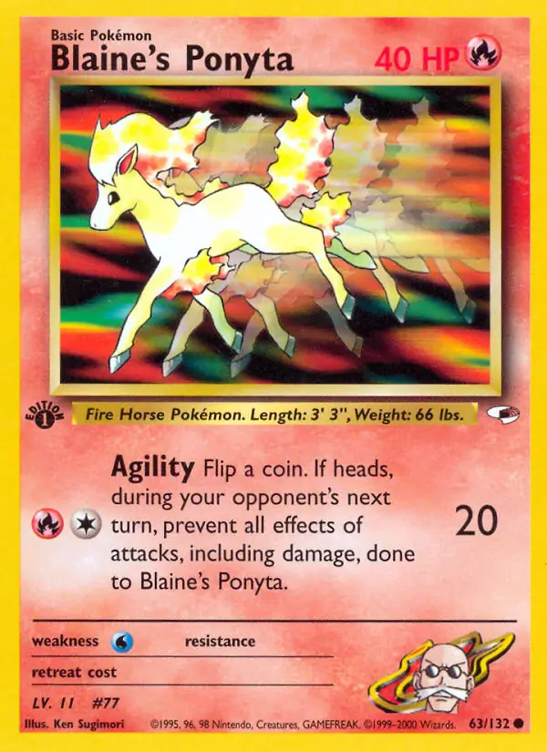 Blaine's Ponyta 63