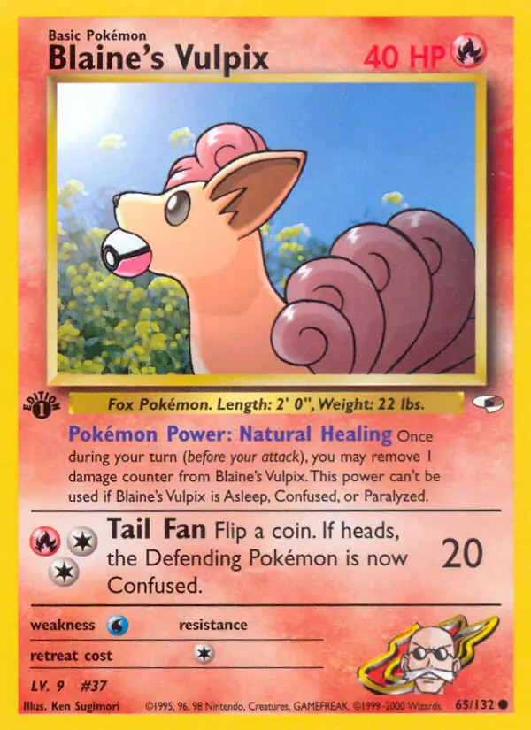 Blaine's Vulpix 65