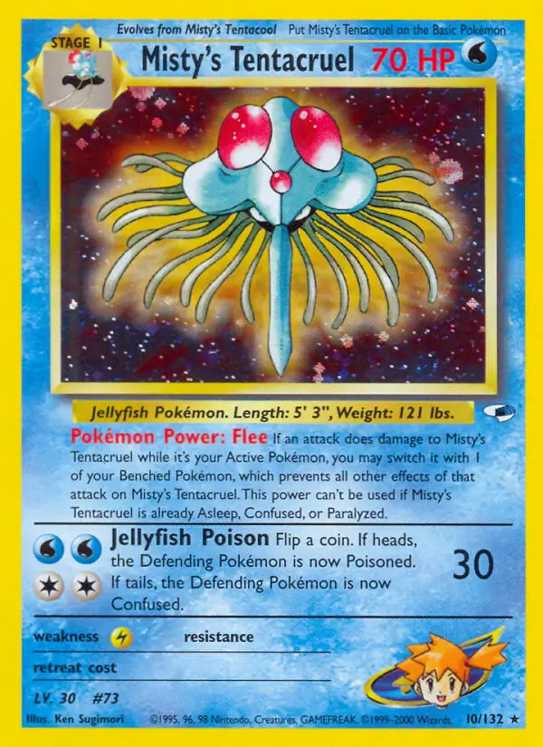 Misty's Tentacruel Holo 10 Normal
