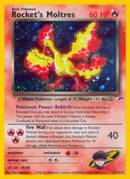 Rocket's Moltres Holo