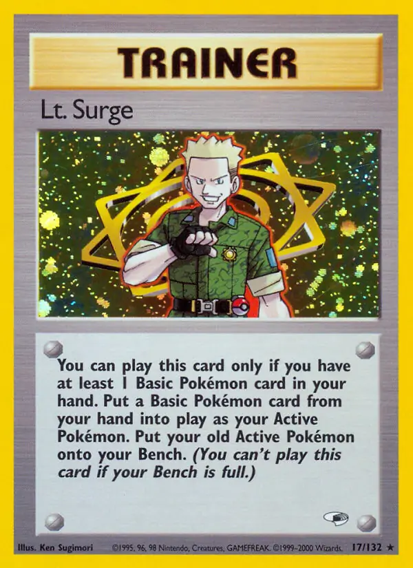 Lt. Surge Holo 17 Normal