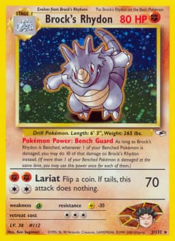 Brock's Rhydon Holo