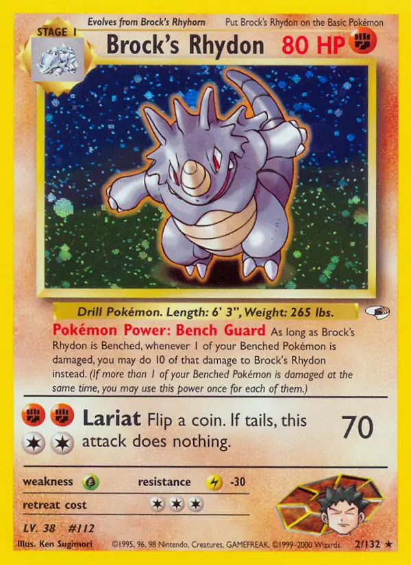 Brock's Rhydon Holo 2 Normal