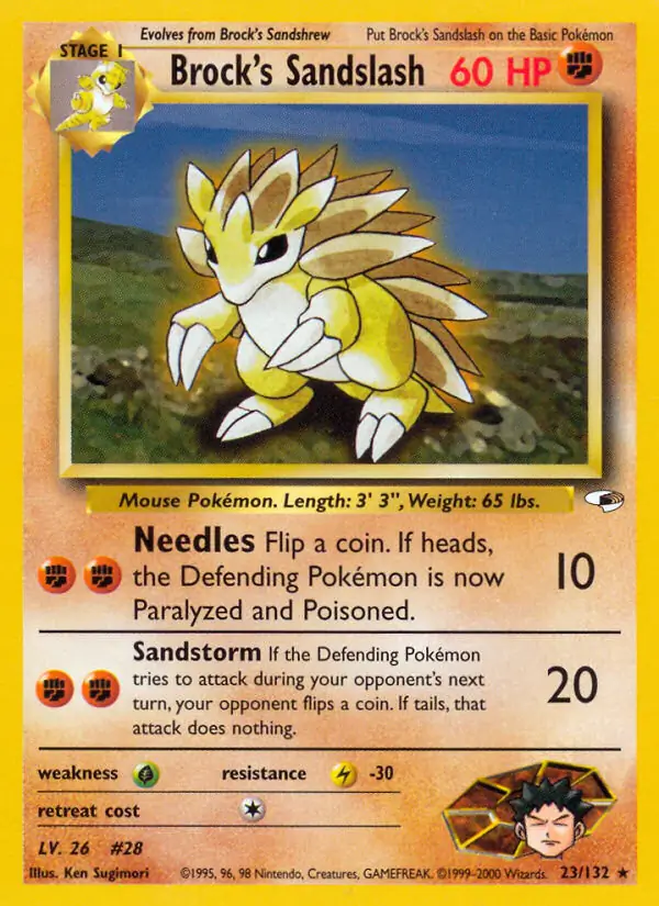 Brock's Sandslash 23 Normal