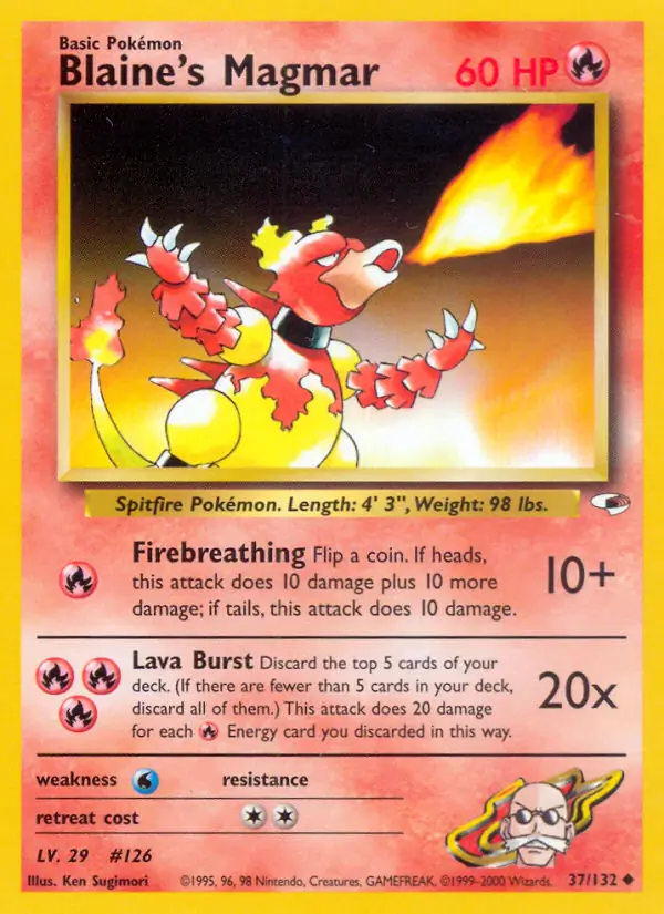 Blaine's Magmar 37 Normal