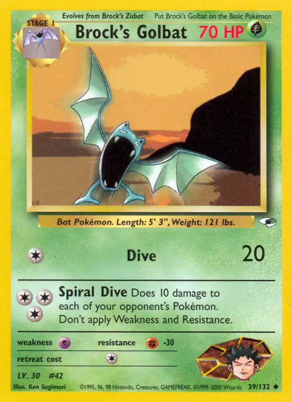 Brock's Golbat 39 Normal