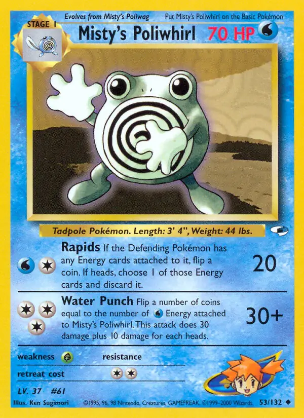 Misty's Poliwhirl 53 Normal