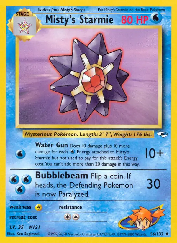 Misty's Starmie 56 Normal
