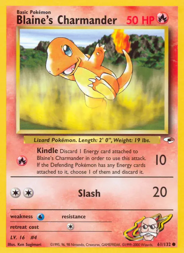 Blaine's Charmander 61 Normal
