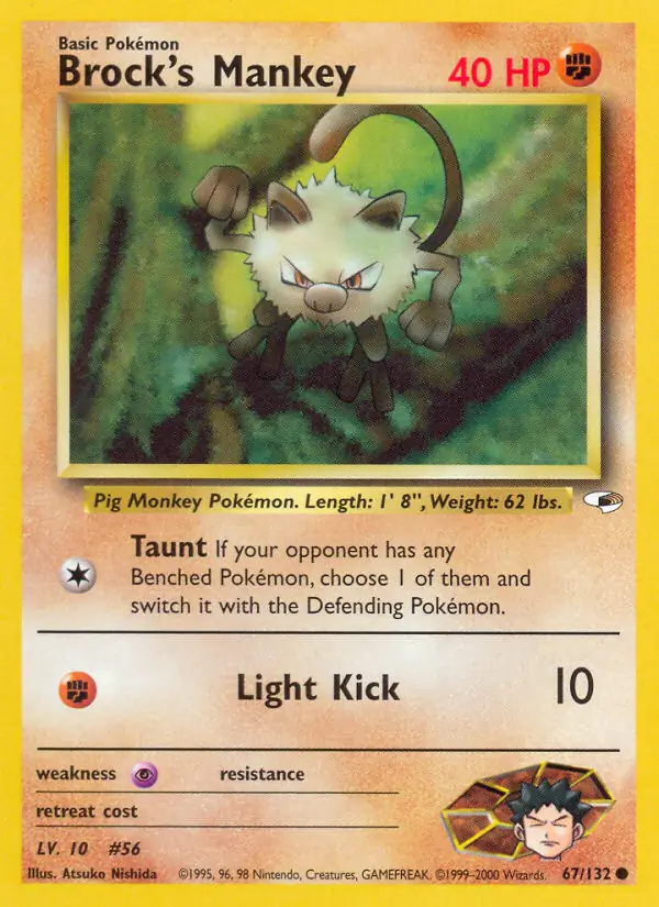 Brock's Mankey 67 Normal