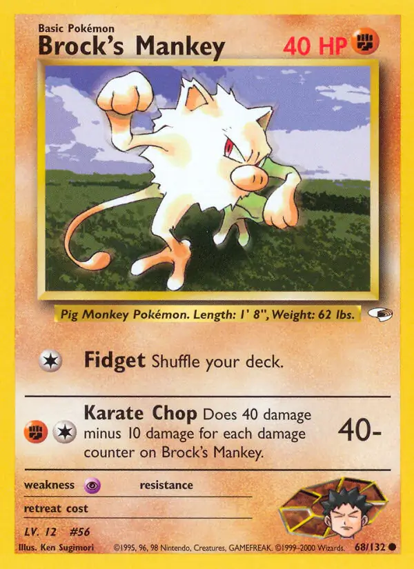 Brock's Mankey 68 Normal