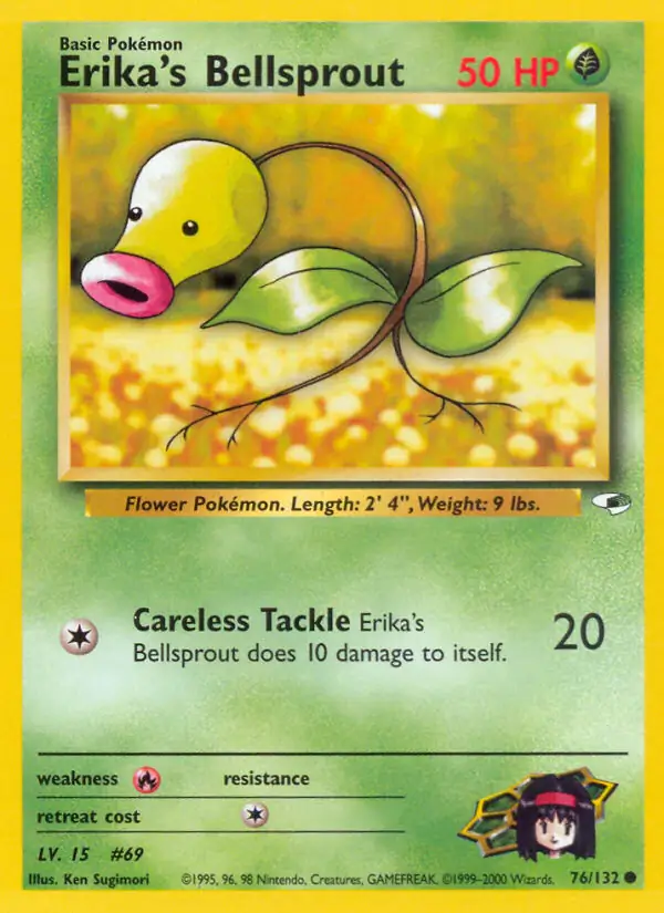 Erika's Bellsprout 76 Normal