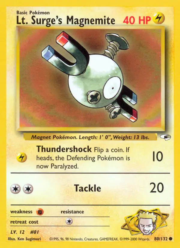 Lt. Surge's Magnemite 80 Normal
