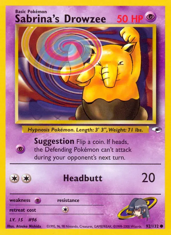 Sabrina's Drowzee 92 Normal