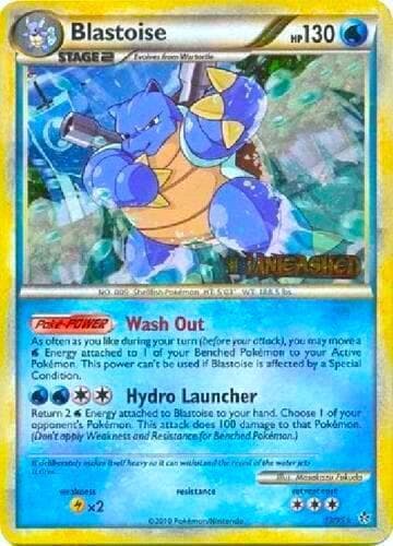 Blastoise Prerelease 13 Holo