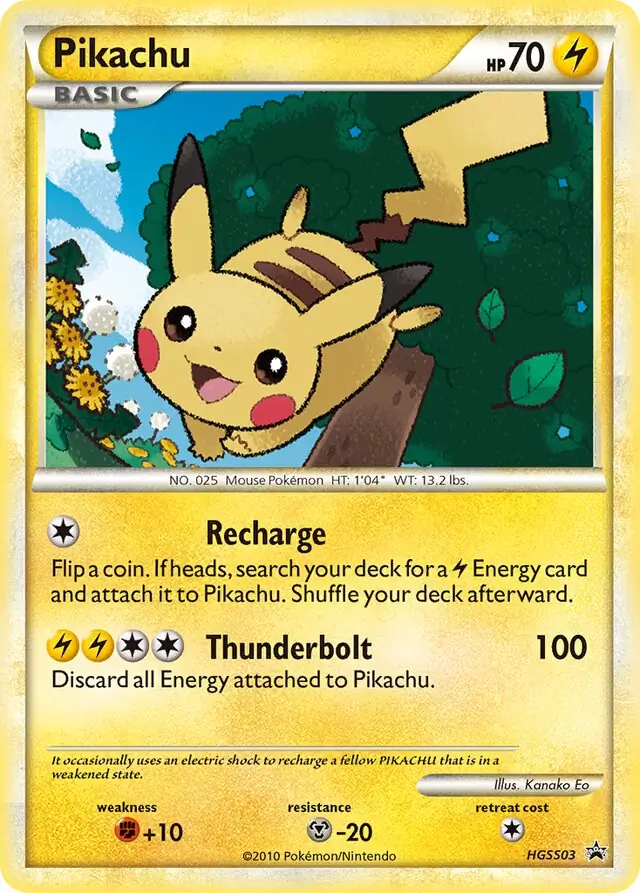 Pikachu HGSS03 Normal