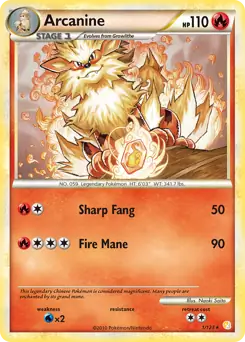 Arcanine Holo 1