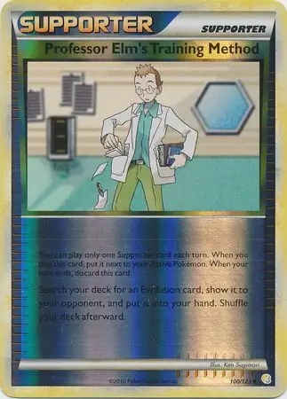 Professor Elm's Training Method Reverse Holo 100 Normal