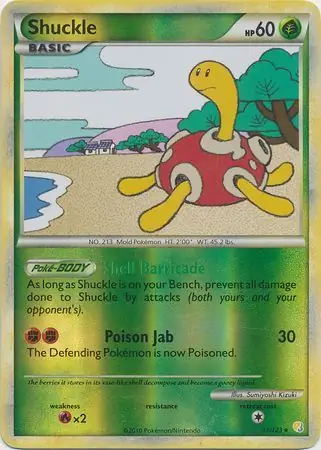 Shuckle Reverse Holo 11 Normal