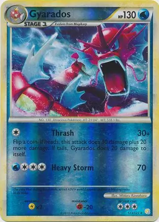 Gyarados Reverse Holo 123 Normal