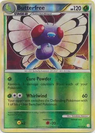 Butterfree Reverse Holo 16